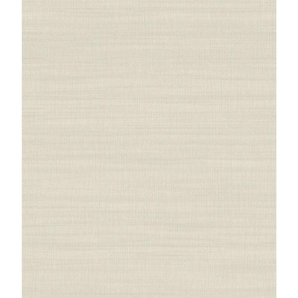Magnolia Home Easy Install Tan Washed Linen Wallpaper