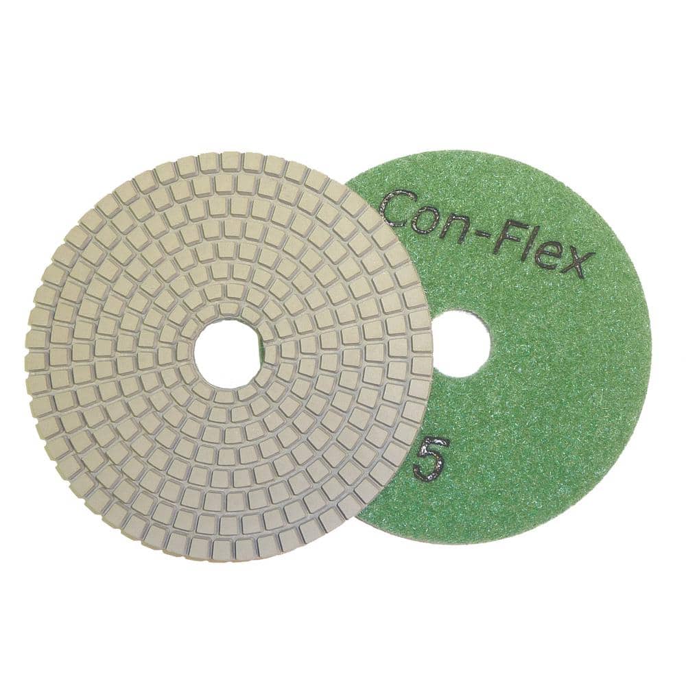 5 in. Con-Flex 5-Step Diamond Pads for Concrete Step 5