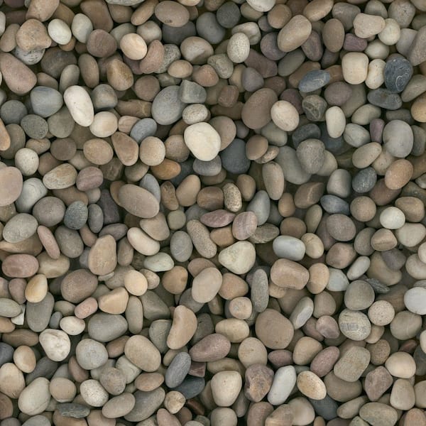 Multi-Colored 0.5 cu. ft. per Bag (1 in. to 2.5 in. ) Bagged Landscape Pebbles (55 Bags/22.5 cu. ft. /Pallet)
