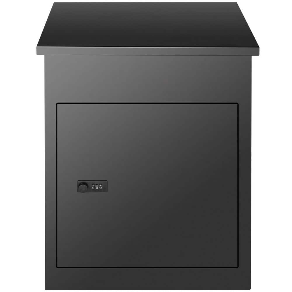 Outdoor Parcel Drop Box, Coded Lock Mailbox, 17.3 x 13.8 x 22.8 in., Galvanized Steel, Wall Mount, IPX3 Water-Resistant price history on PriceWatchPro