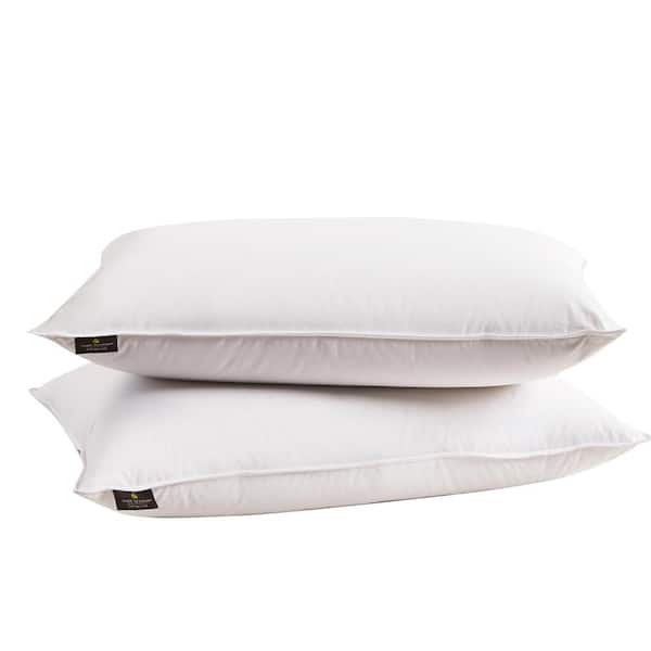 100% Cotton Cover, Feather & Down Pillow, Best use for Decorative Pillows &  for Firm Sleepers, , Size 16x24