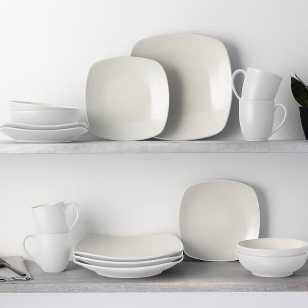 Reviews for Noritake Colorwave White 16-Piece Square (White