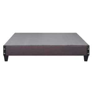 Abby Charcoal King Platform Bed