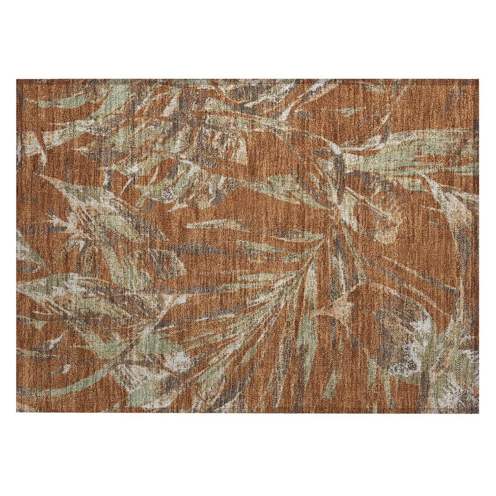 Chantille Machine Washable Indoor/Outdoor Abstract ACN2975 Paprika 3 ft. x 4 ft. Area Rug price history on PriceWatchPro