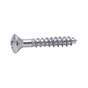 #4 x 3/4 in. Phillips Oval Head Zinc Plated Wood Screw (10-Pack)