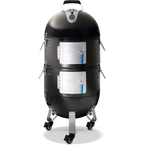 Apollo 18 Charcoal Water Smoker in Black