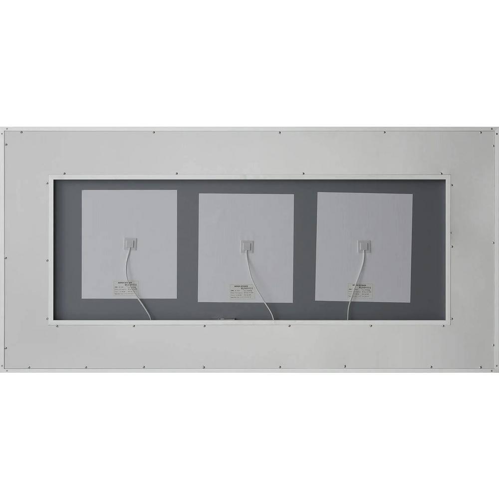 Soho Sleek 60"x30" LED Bathroom Mirror with Ambient Backlit & Defogger