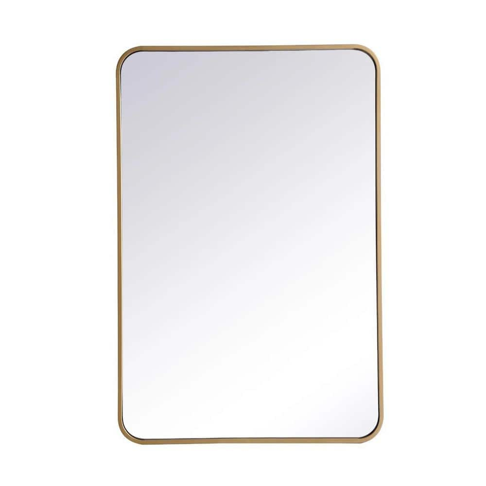 Miscool Anky 24 In. W X 36 In. H Rectangle Aluminum Alloy Wall Mirror 