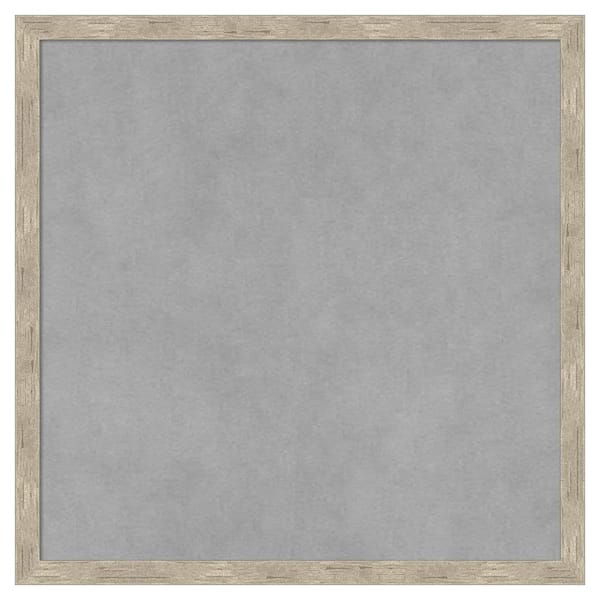 Amanti Art Imprint Pewter 17 in. x 17 in Framed Magnetic Board