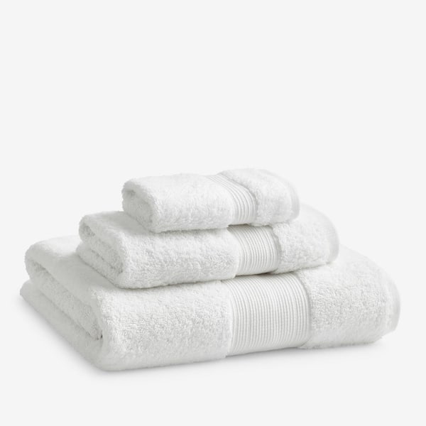 Egyptian Cotton Bath Sheet Bundle in White