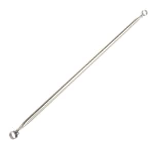 60 in. Long Galvanized Steel Support Brace Assembly with Attaching Hardware for Dock Post Pipes in Boat Dock Systems