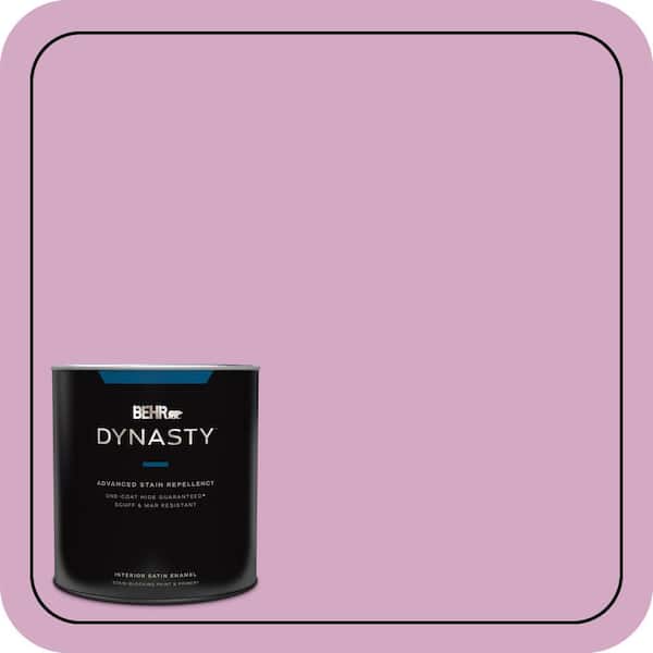 BEHR DYNASTY 1 qt. #M120-4 Heart To Heart Satin Enamel Interior Stain-Blocking Paint & Primer