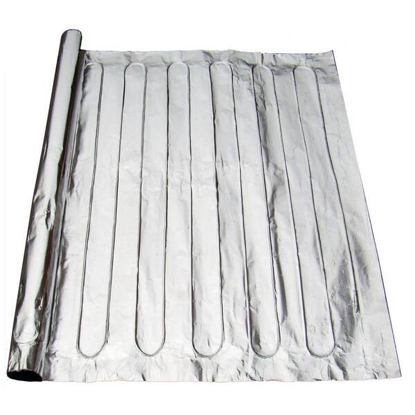 WARMUP 36.7 ft. x 20 in. FOIL Heating Mat for Laminate, Wood, and Carpet  (Covers 60 sq. ft. Total) FOIL-60-240 - The Home Depot