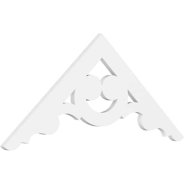 Ekena Millwork Robin 1 in. D x 20 in. W x 48 in. L Signature Urethane Gable Pediment