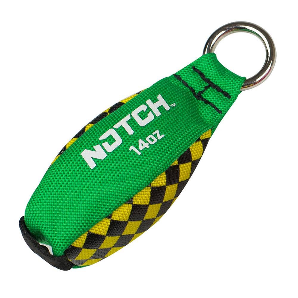 Notch 14 oz. Green/Yellow Throw Weight NTW-14 - The Home Depot