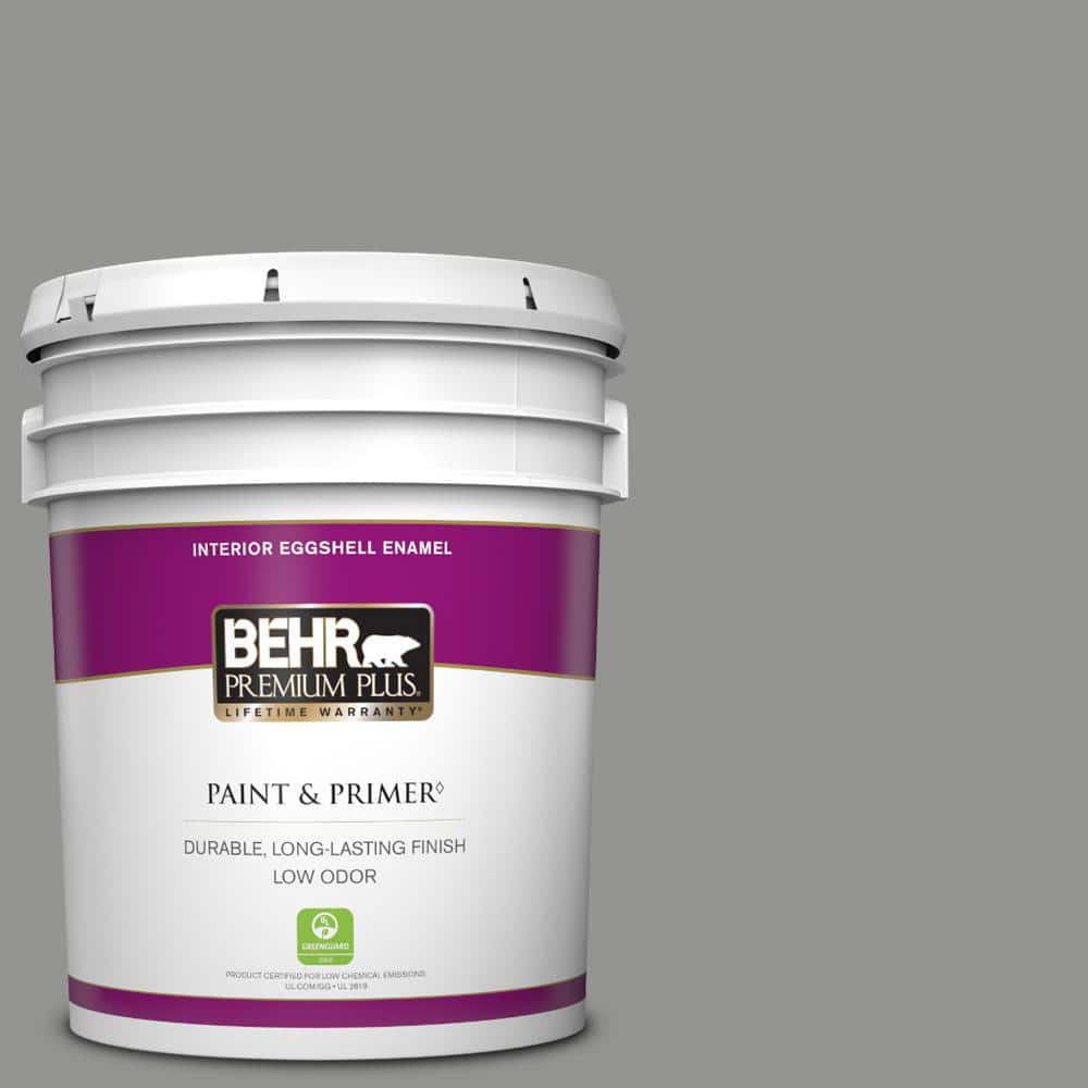 BEHR PREMIUM PLUS 5 gal. 780F5 Anonymous Eggshell Enamel Low Odor Interior Paint & Primer