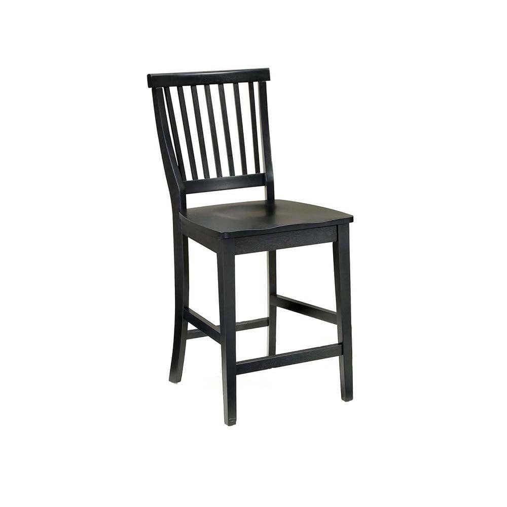 Arts and Crafts 24 Counter Stool in Ebony Black