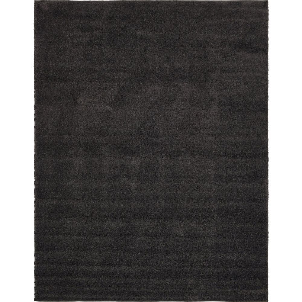 Unique Loom Solo Calabasas Charcoal 10' 0 x 13' 0 Area Rug 3136521
