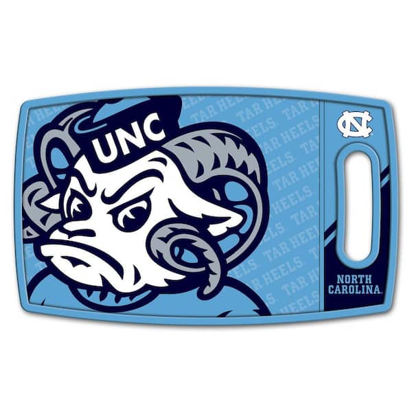 NCAA North Carolina Tar Heels Logo Series Cutting Board 9in x 0.5in- Rectangle- Manufactured Wood and polypropylene