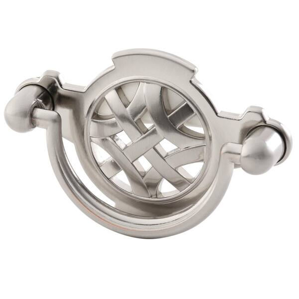 2-1/2 in. (64 mm) Center-to-Center Old Silver Traditional Pendant and Ring Pull 2-1/2 in. (64 mm) Center-to-Center Old Silver Traditional Pendant and Ring Pull