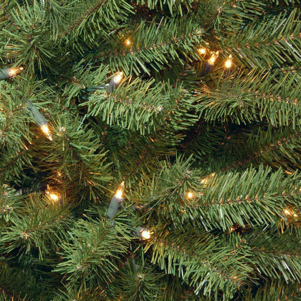 4.5' Prelit North Valley Spruce Artificial Christmas Tree with Clear Lights
