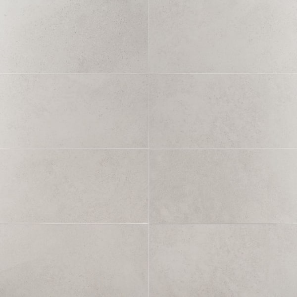 Ivy Hill Tile Iris Perla 11.81 in. x 23.62 in. Matte Porcelain Floor and Wall Tile (9.68 sq. ft./Case)