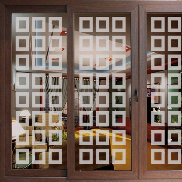 ETCHED Fx 49 in. x 13.75 in. Neuvo Blocks Premium Glass Etch Window Film