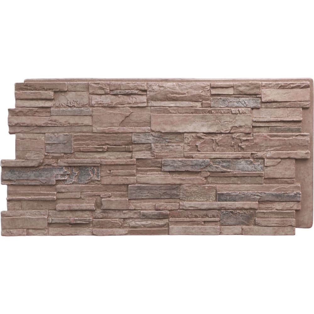 Ekena Millwork Cascade 48 5/8 in. x 1 1/4 in. Shasta Stacked Stone ...