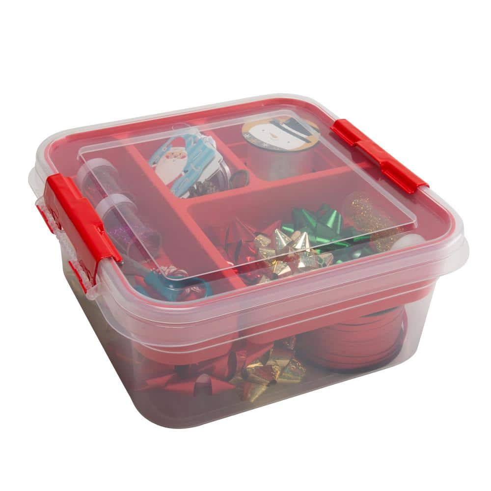 Transparent Multi-compartment Medicine Storage Box Portable 10/15