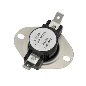 Snap Disc Thermostat, Open On Rise, Range 115/125°F