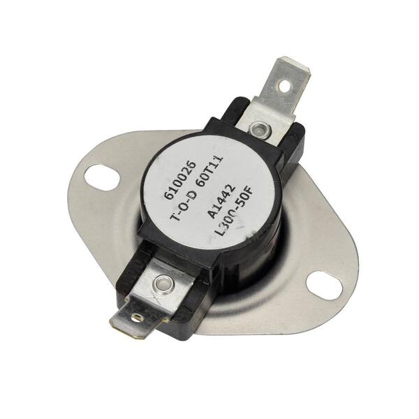 White Rodgers Snap Disc Thermostat, Open On Rise, Range 165/175°F