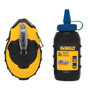 100 ft. Chalk Reel Kit in Blue