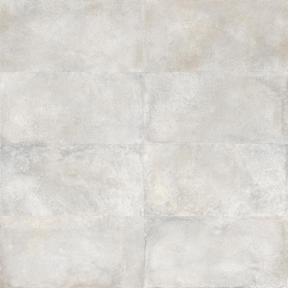 Hudson Silver 23.69 in. x 47.07 in. Matte Porcelain Floor and Wall Tile (15.50 sq. ft. / Case) price history on PriceWatchPro