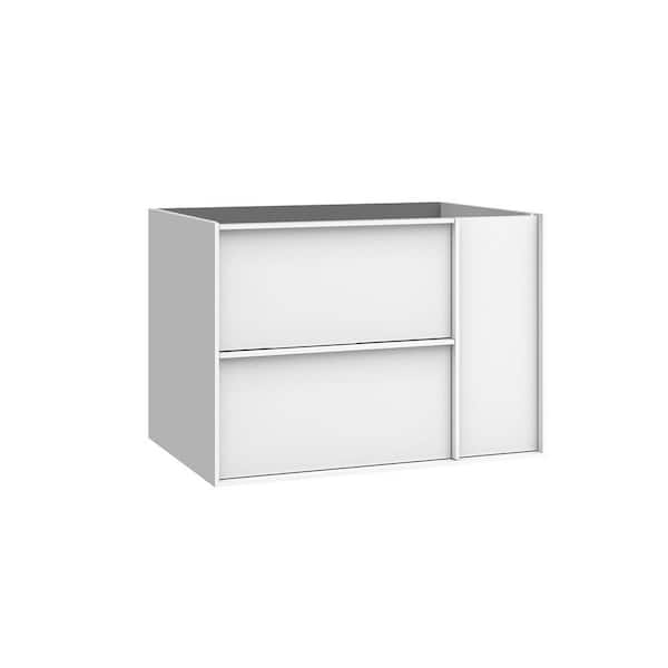 Palma 27.1 in. Bath Vanity Cabinet without Top in Matte White Assembled