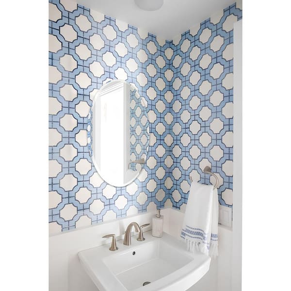 Decor Wonderland 22 in. W x 28 in. H Frameless Oval Beveled Edge Bathroom Vanity Mirror in Silver