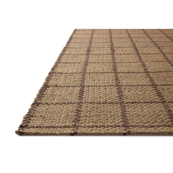 Chris Love Julia Fletcher Natural / Brown 5 ft. x 7 ft. 6 in.  Contemporary Area Rug