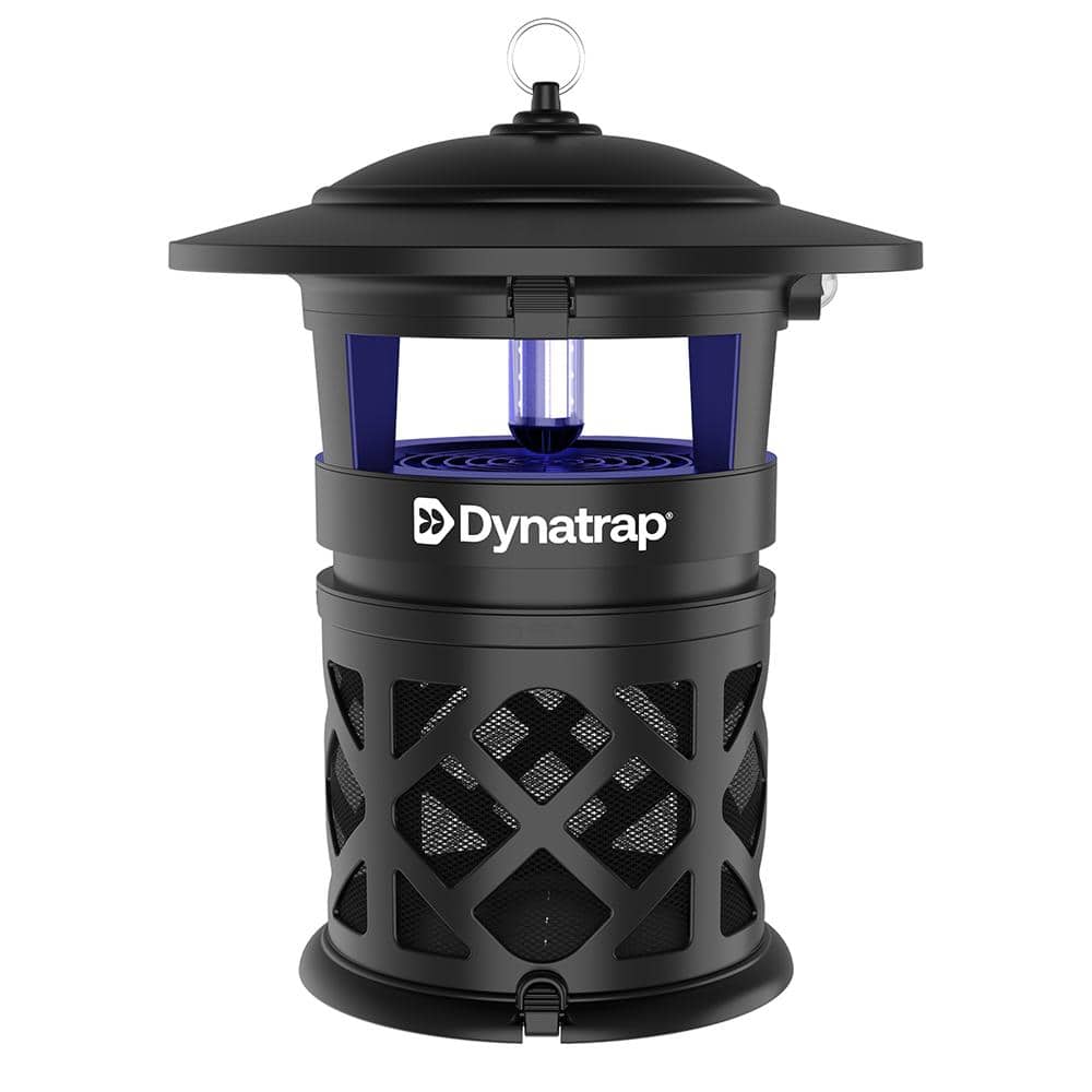 Dynatrap 1 Acre LED Outdoor Insect Trap - Traps Mosquitoes, Flies, Moths, & Other Flying Insects - Bug Zapper Alternative - Black