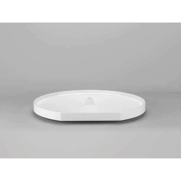 Rev-A-Shelf 32 in. White Polymer D-Shape Lazy Susan