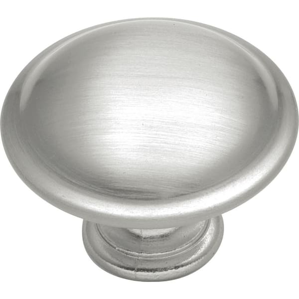 HICKORY HARDWARE Project Pack 1-3/8 in. Conquest Satin Nickel Cabinet Knobs  (10-Pack) VP14848-SN - The Home Depot