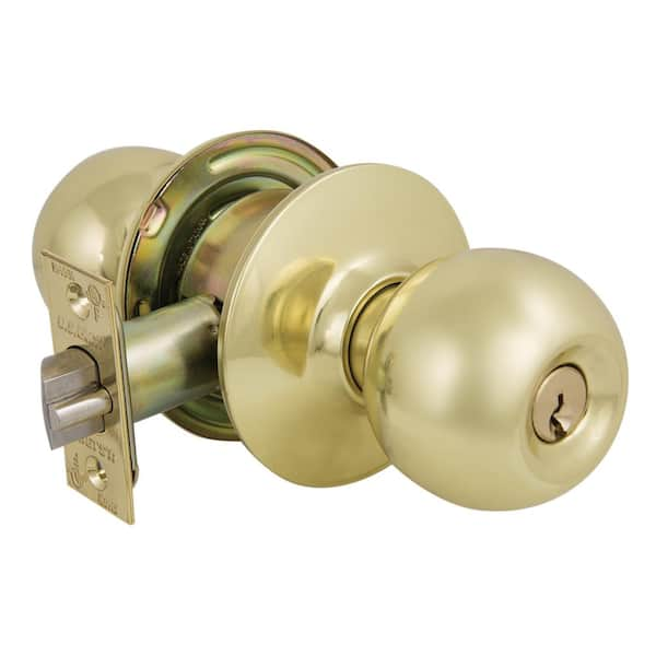 US Lock 2010 Series GR2 Entrance Ball Door Knob US3 SC1 2-3/8 in ...