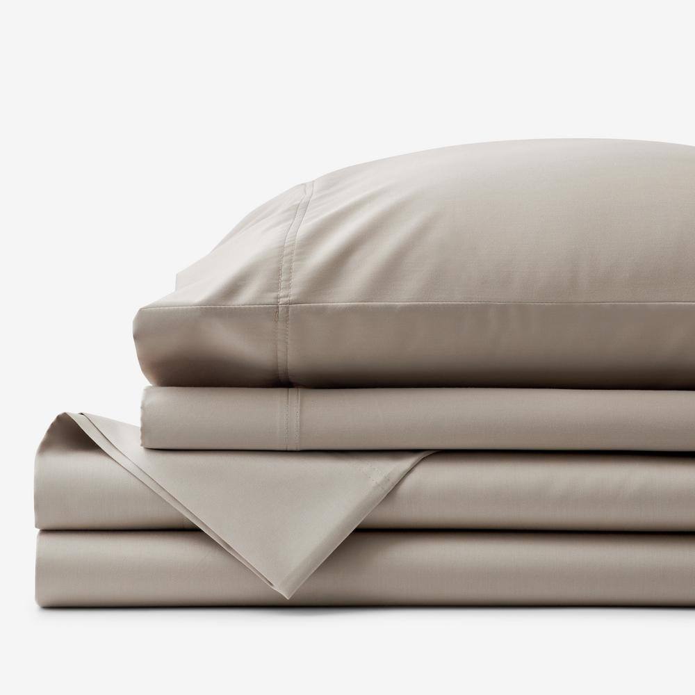 Legends Hotel Supima Cotton Wrinkle-Free Light Birch Sateen Queen Sheet Set price history on PriceWatchPro