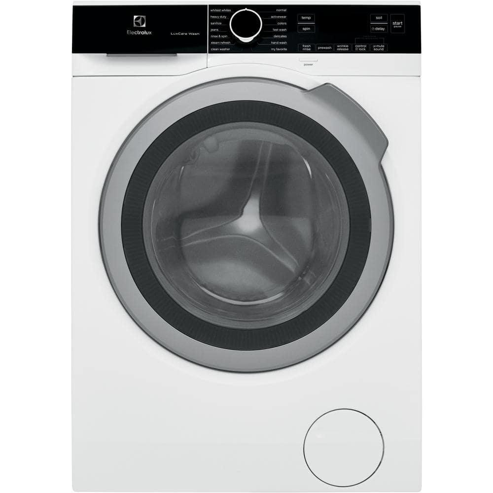 White 2.4 Cu. Ft. High Efficiency Front Load Washer with Steam