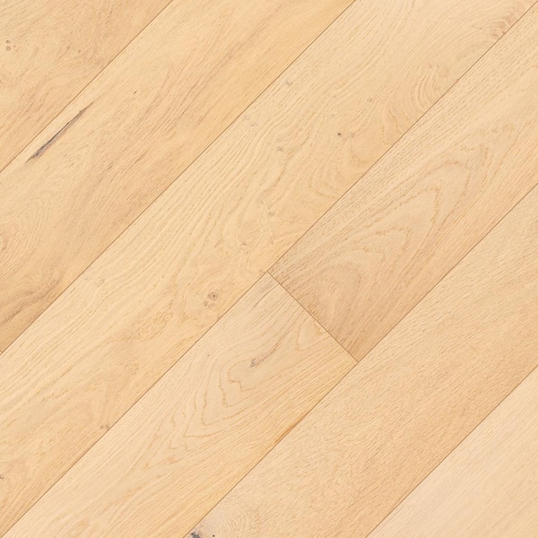 MSI Lyon Valley White Oak XL 1/2 in. T x 7.48 in. W Tongue and Groove Engineered Hardwood Flooring (35.34 sq. ft./case)