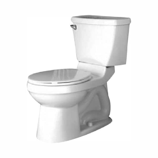 American Standard Champion 4 Chair Height 2-Piece 1.6 GPF Single Flush Elongated Toilet in White