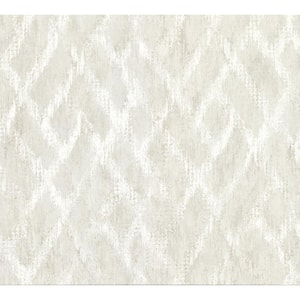 Bunter Bone Distressed Geometric Paper Strippable Wallpaper (Covers 57.8 sq. ft.)