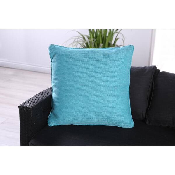 Teal and 2024 black cushions