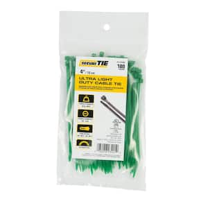 Brand New Green Cable Ties Pack of 50 Details about   Gardner Bender Self-Cutting 11 in