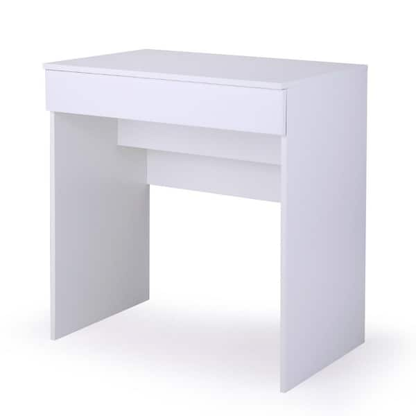 white high gloss dressing table stool