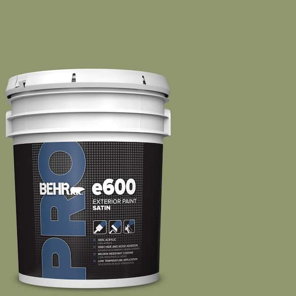 BEHR PRO 5 gal. #410F-5 Boston Fern Satin Exterior Paint