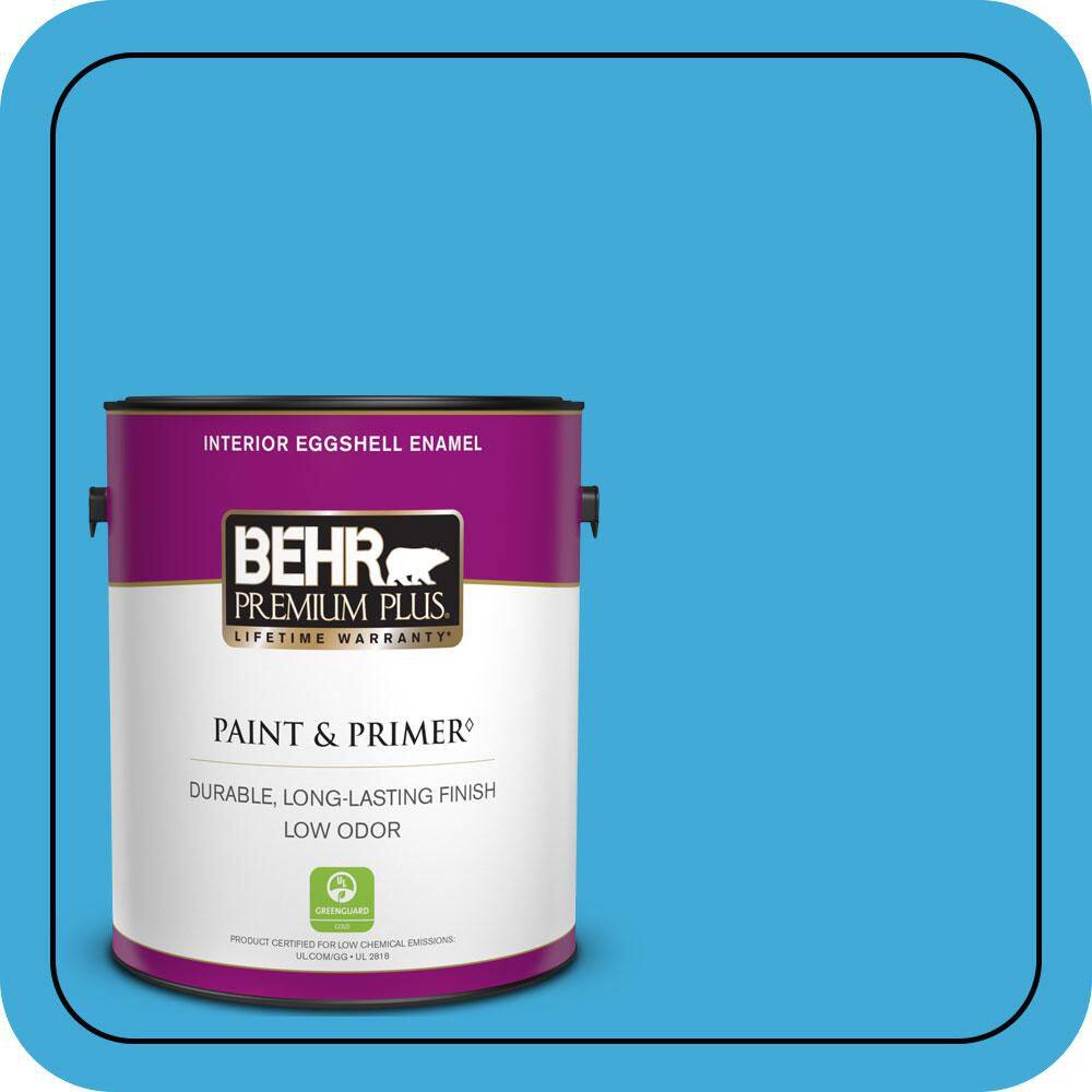 1 gal. #550B-5 Windjammer Eggshell Enamel Low Odor Interior Paint & Primer price history on PriceWatchPro